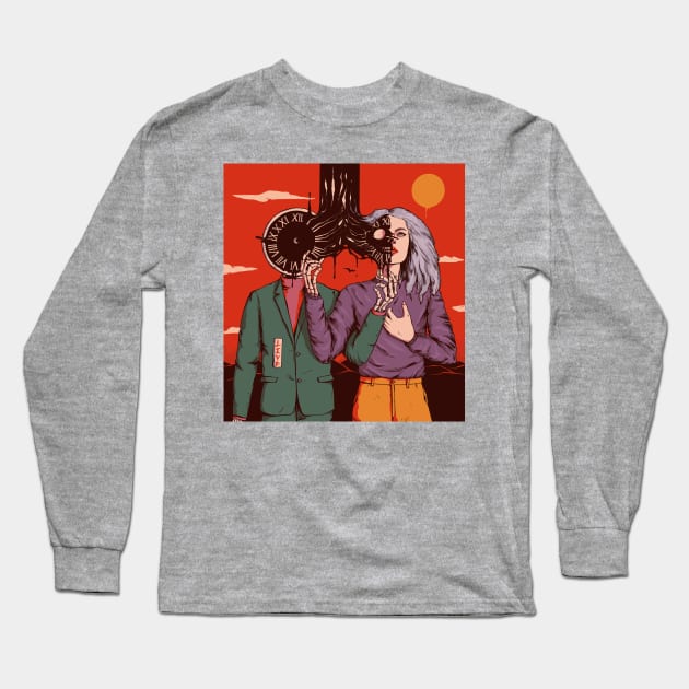 Shared Time (A Memory) Long Sleeve T-Shirt by normanduenas